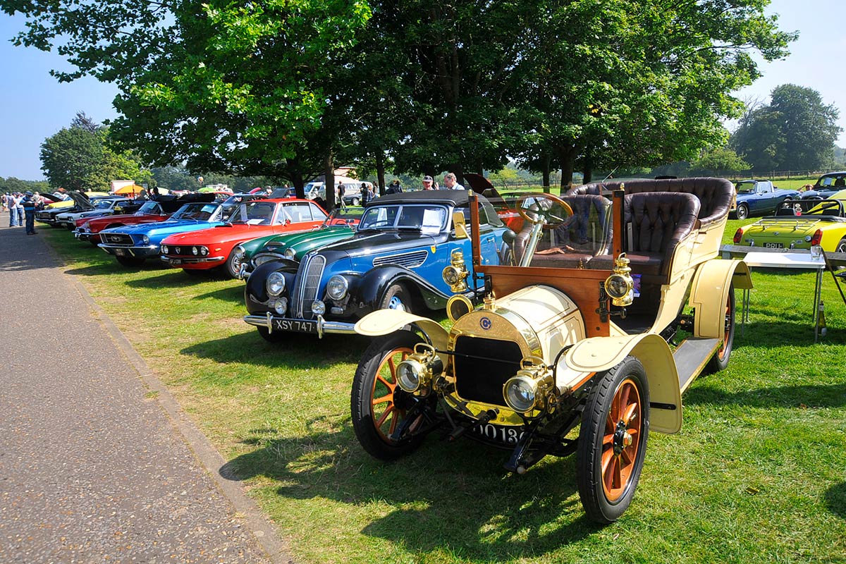 Classic car show at East Horsley Big Day Out