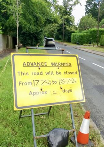 Ockham Road South | Closure from 17 July for 2 days