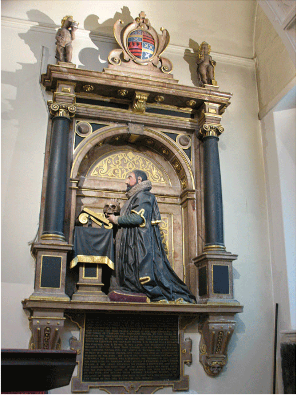 Henry Smith’s monument in  All Saints Church, Wandsworth